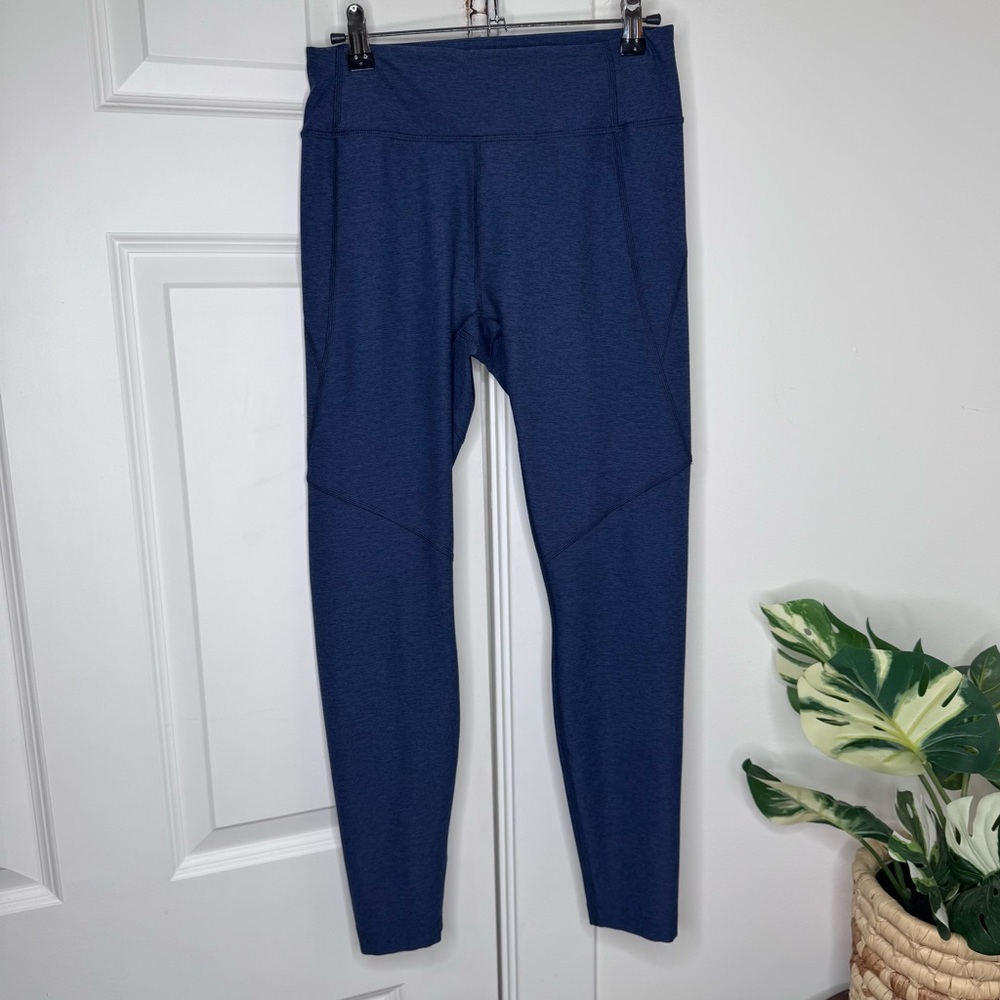 Outdoor Voices Women's Heathered Navy Leggings - Picture 2 of 4